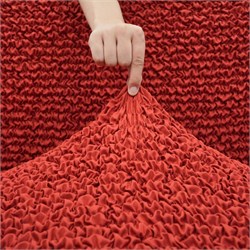 Чехол на классический угловой диван Микрофибра Терракот Terrakotug